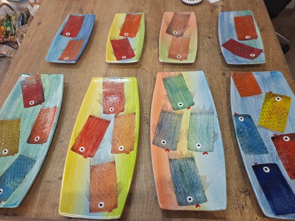 Set of rectangular plates